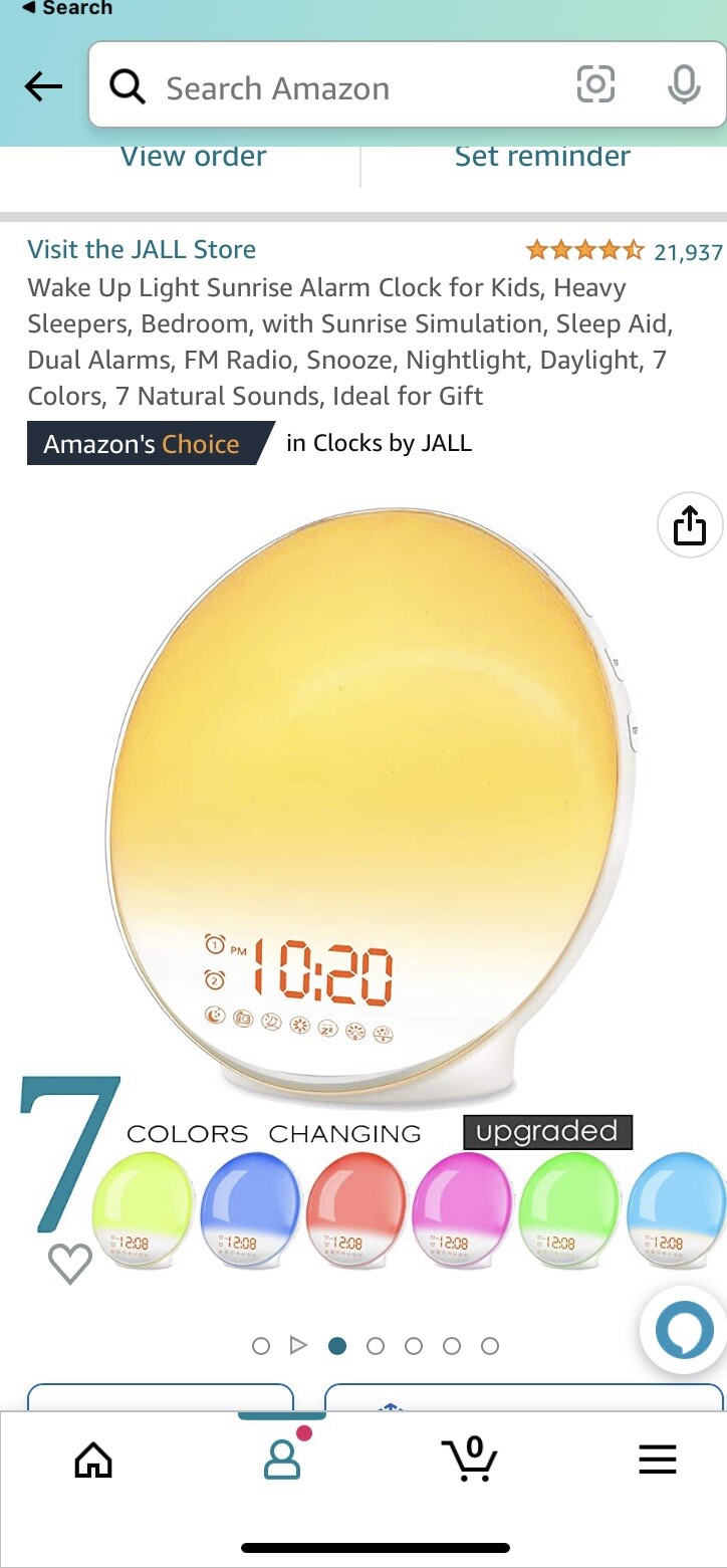 JALL Wake Up Light Sunrise Alarm Clock For Heavy Sleepers & Kids eBay