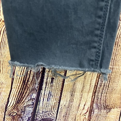 Express Jegging Womens Size 8 Blue Distressed Raw Hem Mid Rise Ankle - Picture 6 of 12
