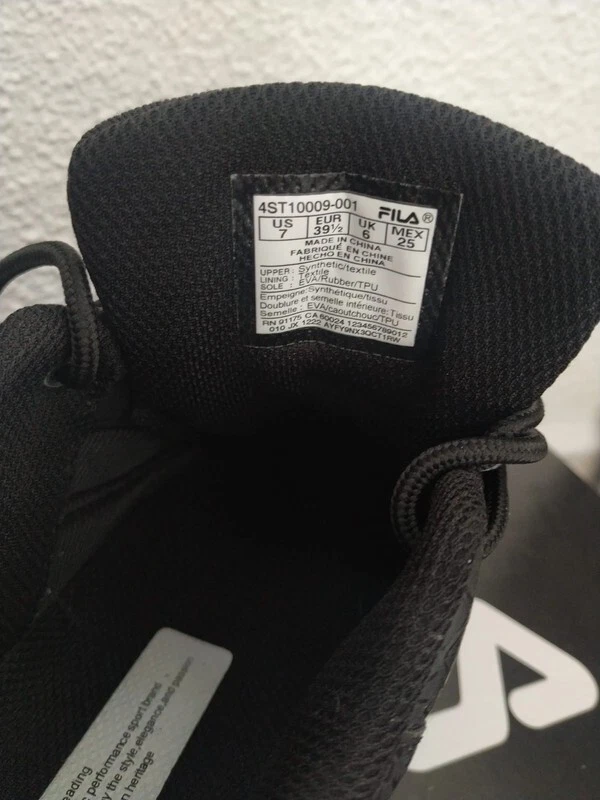 Zapatillas Fila Raid Negras - Imagen 2 de 2