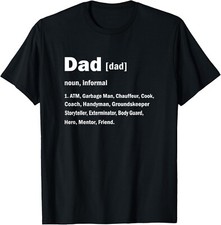 Dad Definition Father's Day Tee Gift Unisex T-Shirt