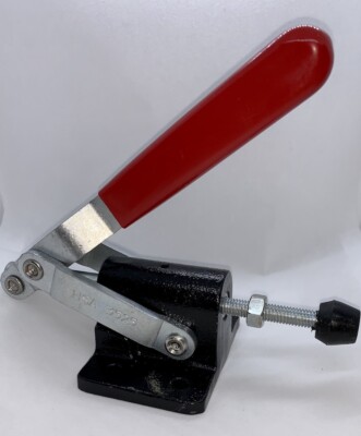 (Strong Grip HSA-3525-STB) 880LB FLG BASE STRAIGHT LINE CLAMP M10 THREAD SHAFT