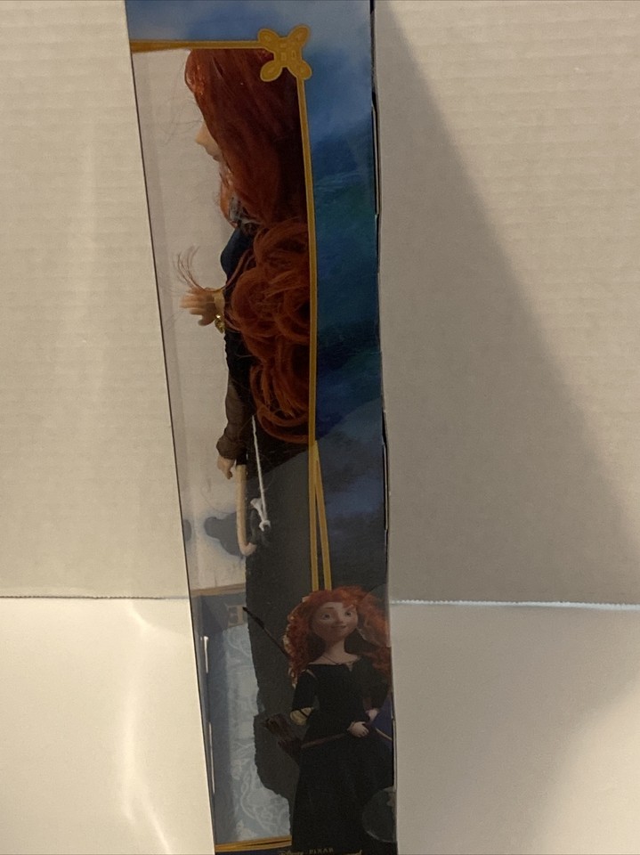 Disney Store MERIDA BRAVE Princess Classic Doll Bow Arrow Cape NIB 2012 ...