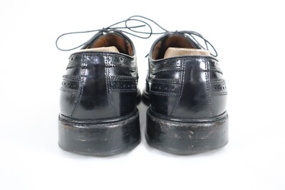 Allen Edmonds Macneil Mens 10 Black Leather Dress Shoes Lace-Up Block Heel Allen edmonds macneil mens - Gem main image 3