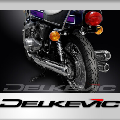 Kawasaki H2C H2B H2 750 1974-75 Full Chrome Delkevic OEM Replica