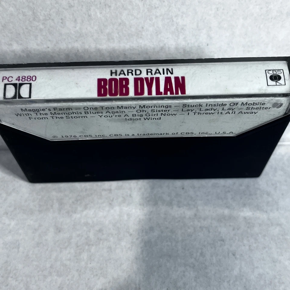 Bob Dylan Hard Rain 1976 Cassette Tape PC 4880 - Image 3 of 4