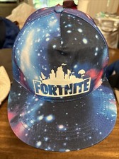 Fortnite Blue Galaxy Snapback Adjustable Baseball Cap New Without Tags