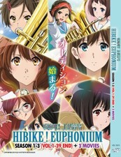 DVD ANIME HIBIKE! EUPHONUIM SEASON 1-3  VOL.1-39 END + 3 MOVIE - ENGLISH SUBS