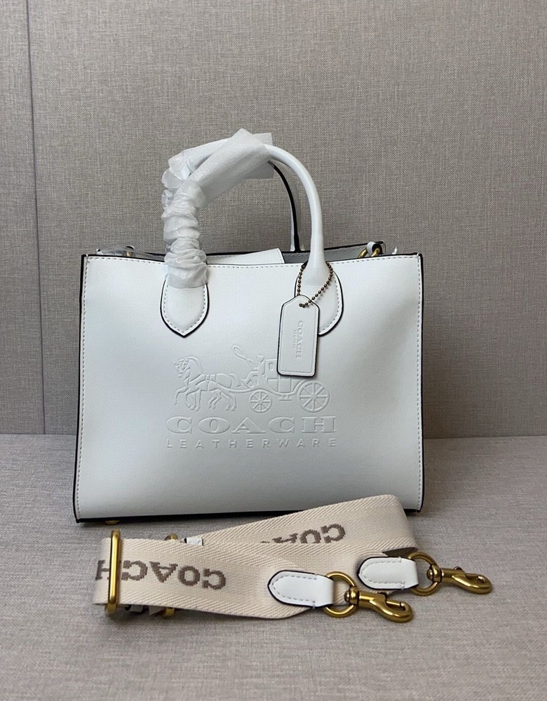 COACH Ace Tote 26 2WAY Handbag Shoulder Bag CR681 White Outlet NEW