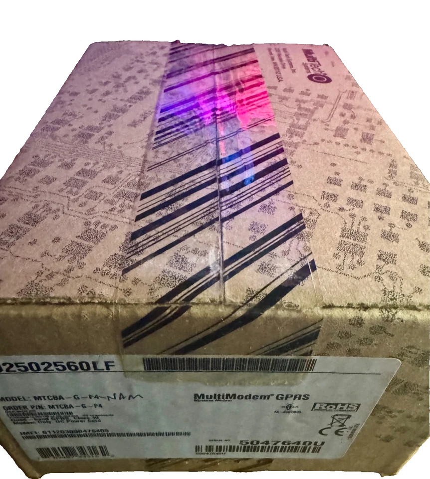 NIB factory sealed Multi-Tech MTCBA-G-EN-F4 QUAD-BAND GSM/ GPRS Wireless Modem - Image 3 of 3