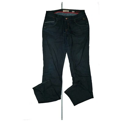 FUGA Denim Co. Damen Jeans Hose Stretch low Rise straight W31 L34 Dunkelblau - Bild 1 von 4