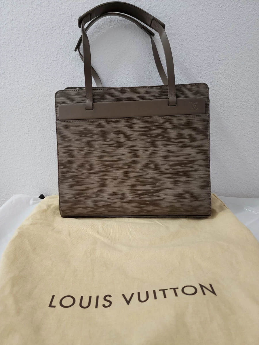 Authentic Louis Vuitton Epi Croisette Shoulder Tote Bag Brown M5249D LV  F9212