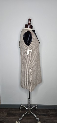 Vintage 1960s BYER California NWT Tweed Mini Dress "Menswear" Size Large - Picture 2 of 7