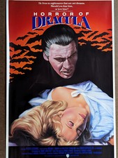 horror of dracula original video poster rolled