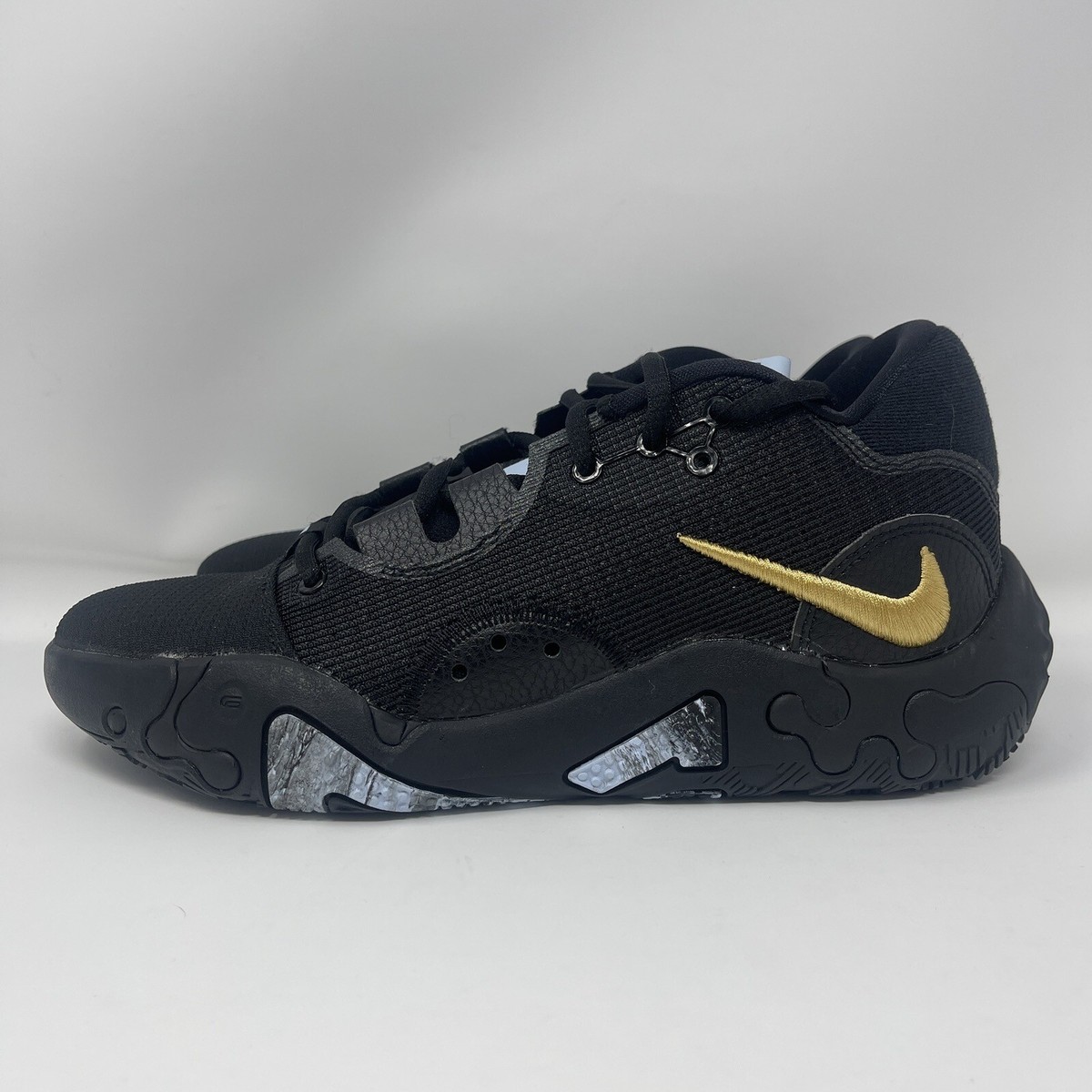 Nike PG 6 Basketball Shoes Black Celestine Blue Running