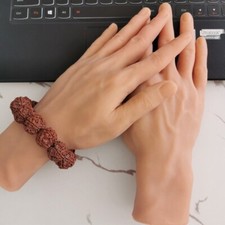 1-Pair Vivid Silicone Male Hand Mannequin Display Photography Props