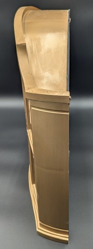 1967 DART IND 3600 MIRRORED WALL SHELF TWO TIER DISPLAY 24" X 17.5" MIRROR BACK - Picture 5 of 12