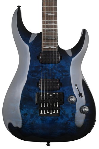 Schecter Omen Elite-6 FR Electric Guitar - See Thru Blue Burst - Picture 1 of 1