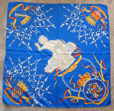 Vintage MUSEE DU VIN-Paris France Wine Country Scarf 34 x 34 Perfect Lik Nu