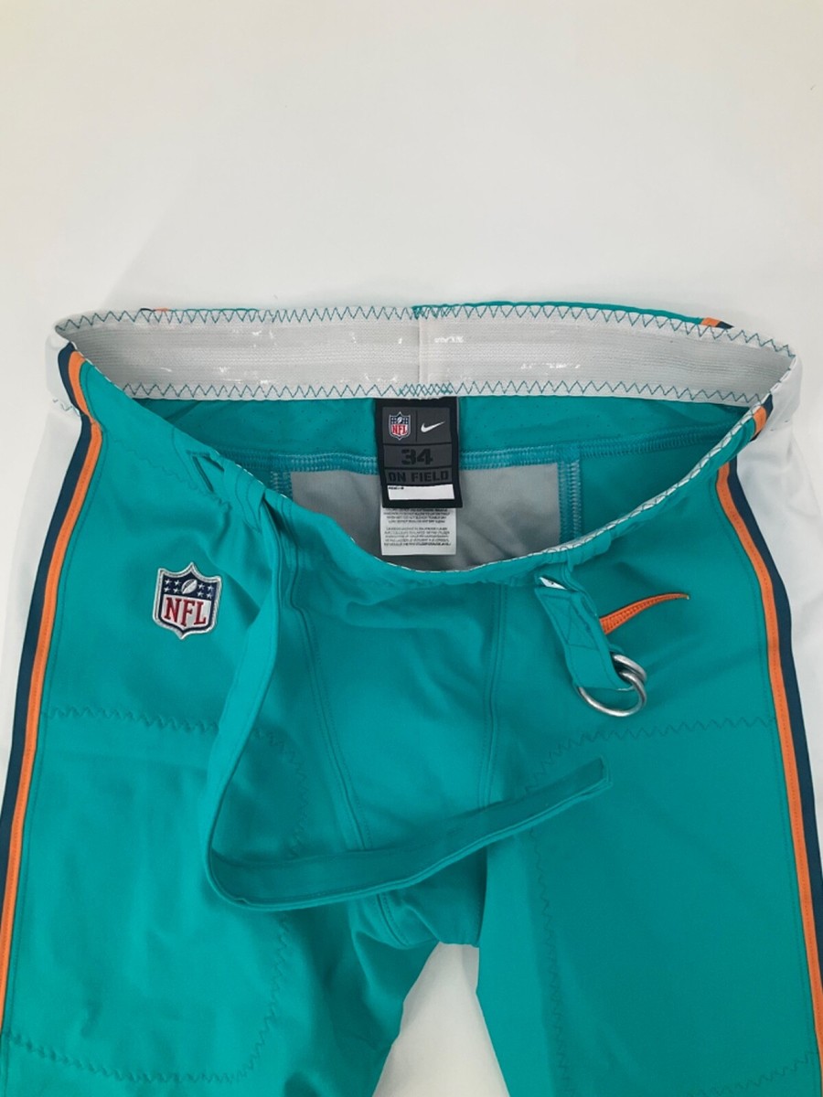 NIKE NFL ゲームパンツ 水色 サイズ28 ON FIELD MIAMI DOLPHINS TEAM ISSUED/GAME USED TEAL NIKE PANTS 2017 SEASON