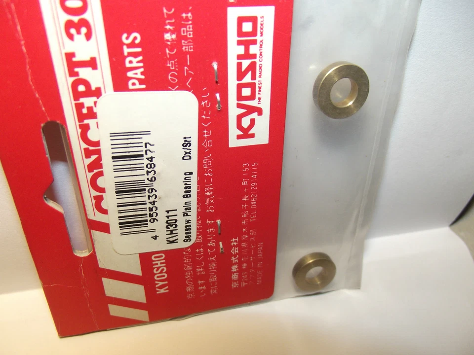 KYOSHO  STABILIZER SEESAW PLAIN METAL DX SRT BEARINGS 2PCS CONCEPT 30 H3011 - Image 2 of 3
