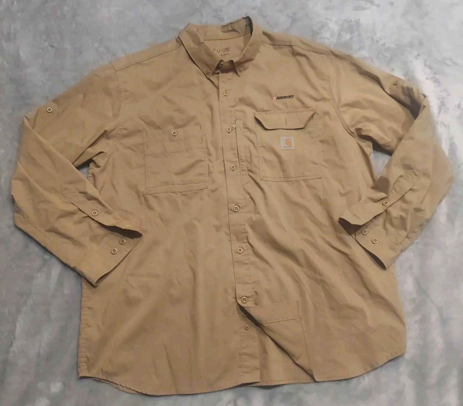 Carhartt Force Men's Brown Shirt 2XL Long Sleeve Relaxed Fit Vented Fisherman
Opens in a new window