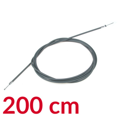 Tren De Gas Universal Gris Con Boquilla Tornillo – 3 Metros Acortable – Aprilia, Yamaha, Vespa