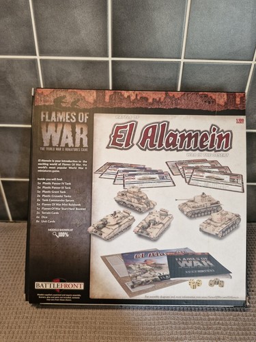 Flames Of War Battle Of El Alamein Miniaturen Spiel (2017) komplett - Bild 2 von 9