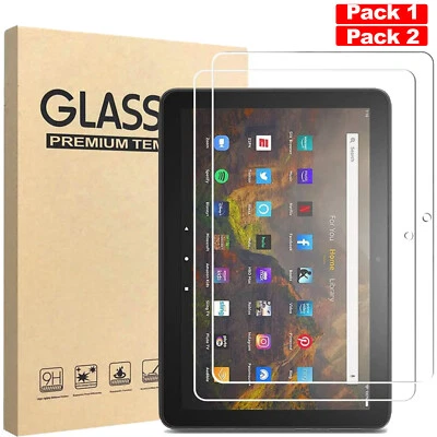 TANGO ACCESSORIES Tablet Tempered Glass Screen Protector For Amazon Fire 7/HD 8/HD10/HD 8 10 Plus