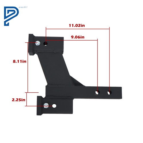 New 2 In Receiver Adjustable Rise/DropTrailer Dual Hitch Extender With 10000Lbs - Picture 2 of 17