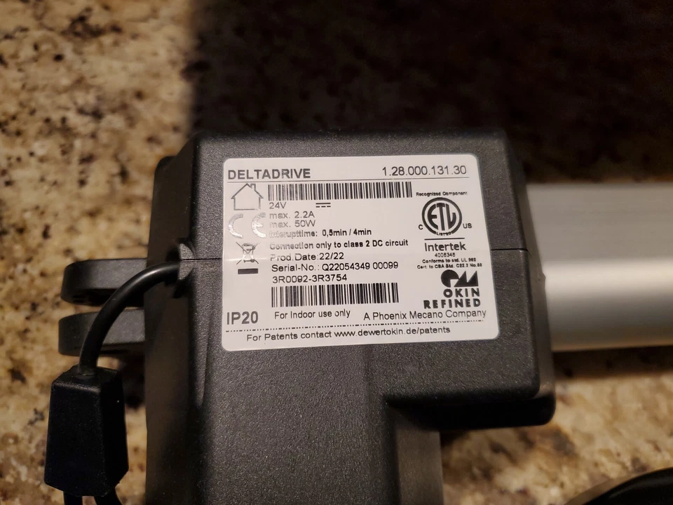 Motor reclinable OKIN DELTADRIVE 1.28.000.131.30  Foto 2 de 4
