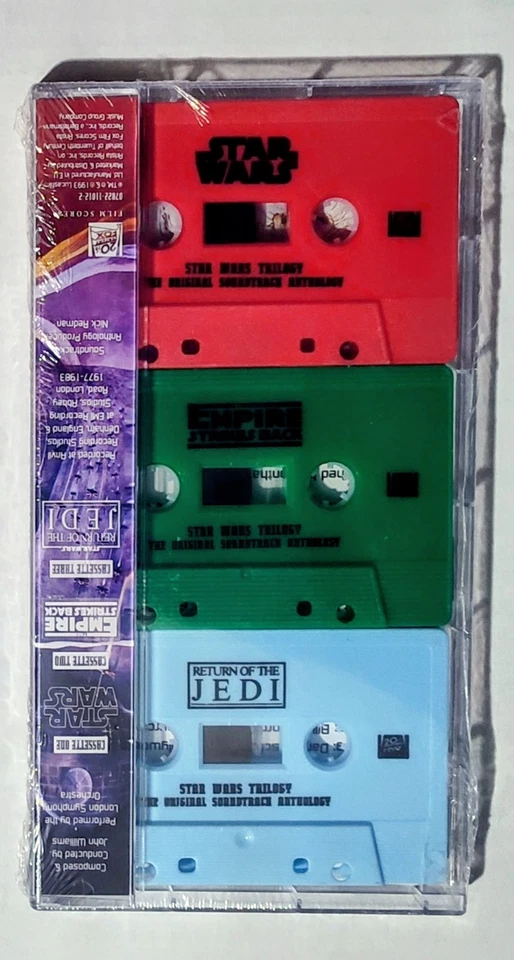 John Williams "Star Wars Trilogy" 3x Cassette Tape Import Reissue Ltd Edition... - Image 2 of 4