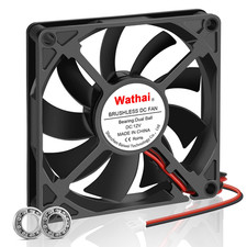 80Mm X 15Mm 12V DC Coolng Fan 2 Pin Dual Ball High Performance Brushless Cooler