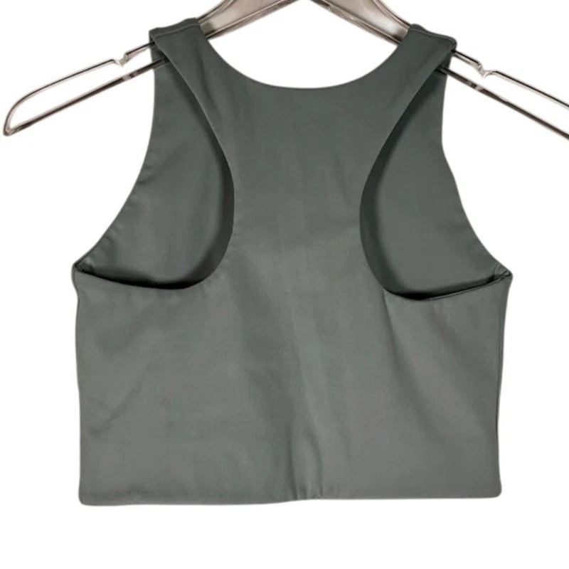 girlfriend-collective misty sage paloma racerback crop activewear tank-bra