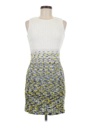 St. John Women Yellow Cocktail Dress 6