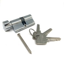 Eurospec 6 Pin Thumb Turn Profile Cylinder - Available in Chrome and Brass