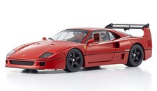 Kyosho Red Ferrari F40 Light Weight LM Wing 1:18 Scale Diecast Car KS08416RLM