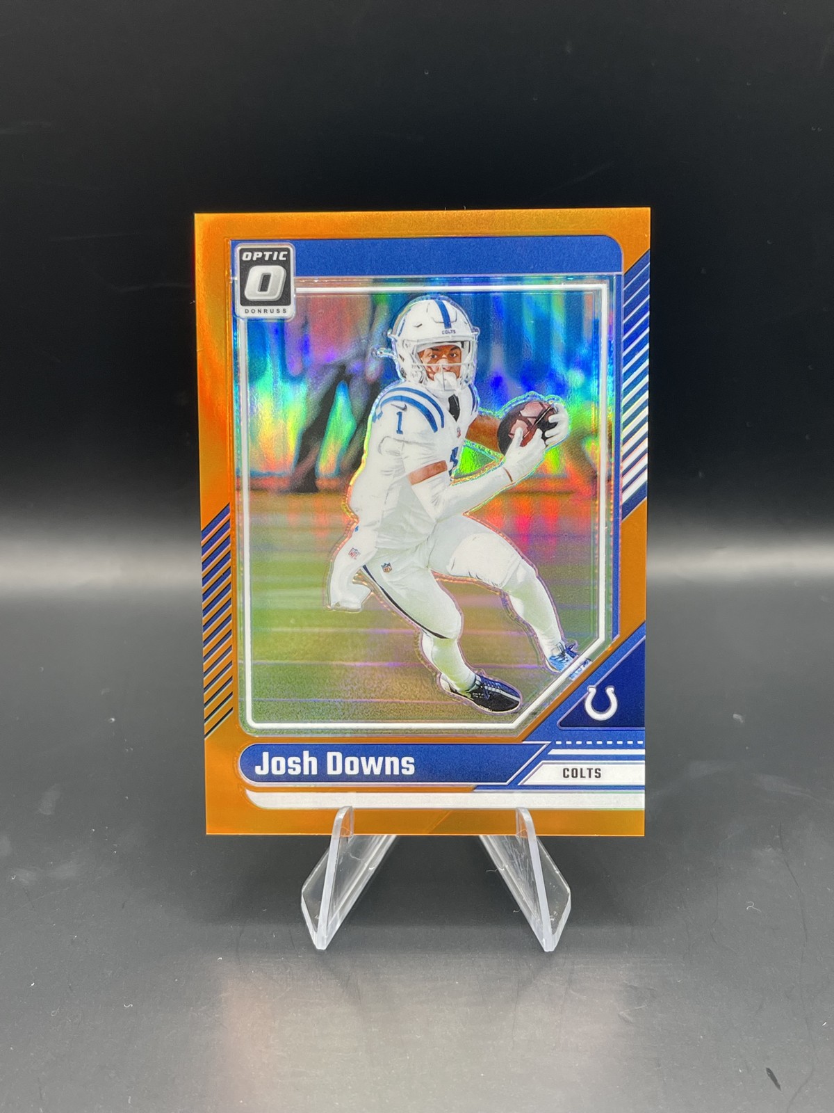 2023 Panini Donruss Optic - Rated Rookie Josh Downs #248 Orange Prizm /249 (RC)