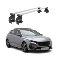 Menabo DachträGer GrundtäGer FüR Peugeot 308 2021-2026 50Kg Stahl Silber 2 Tlg
