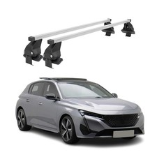 Menabo Dachträger Grundtäger für Peugeot 308 2021-2026 50kg Stahl Silber 2 tlg