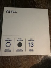 Oura Ring Gen 3 HERITAGE STEALTH Size 13 IN ORIGINAL BOX