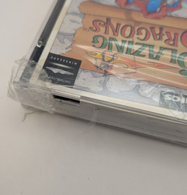 FACTORY SEALED Blazing Dragons (Sega Saturn, 1996) NEW Lots of plastic tears