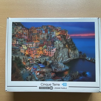 Cinque Terre Puzzle   1000 Teile, Landschaft/Architektur, blau/mehrfarbig, 68808