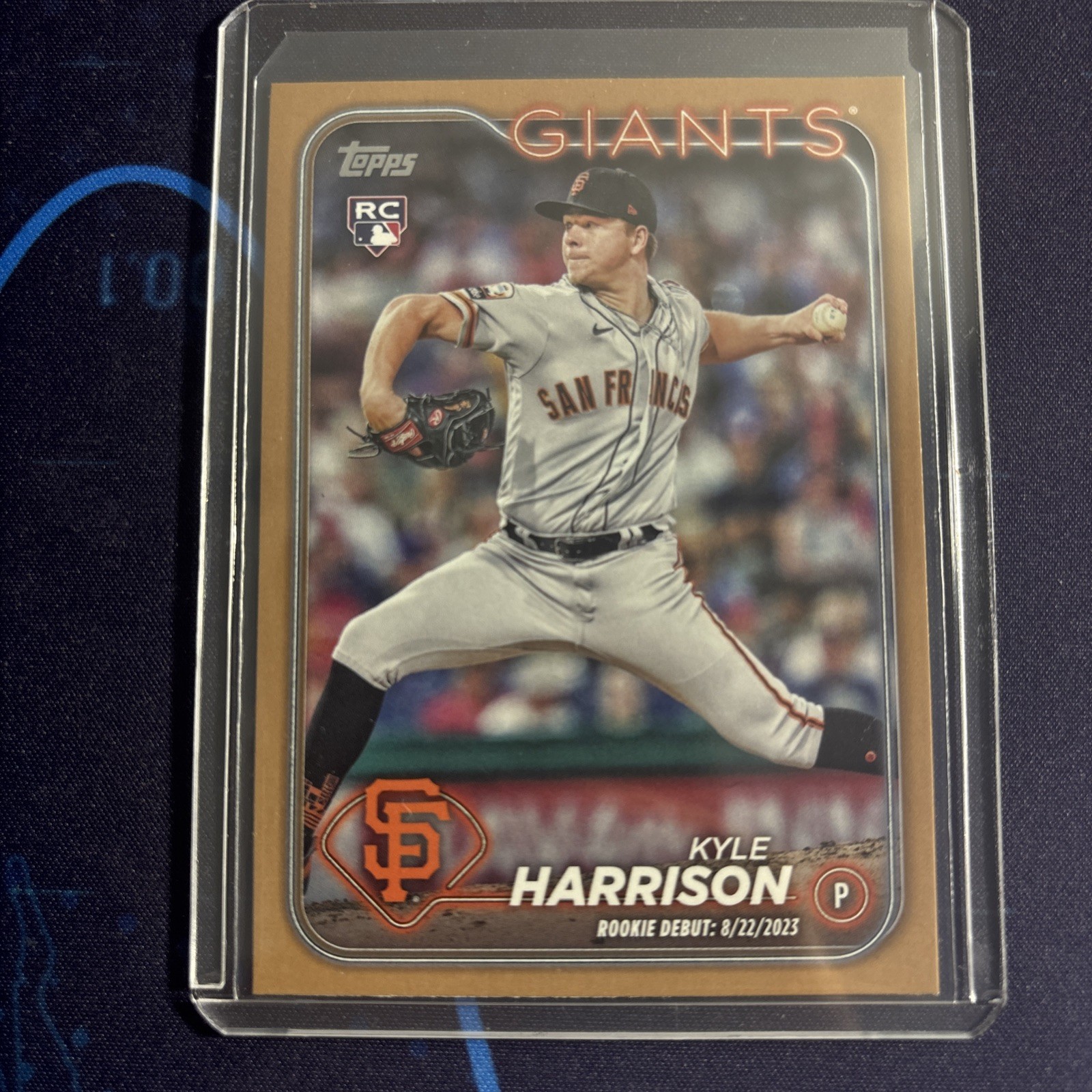 2024 Topps Update Series - Rookie Debut Kyle Harrison #US83 Gold /2024 (RC)