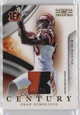2009 Playoff National Treasures Century Materials Prime 42/50 Chad Johnson 0fo5