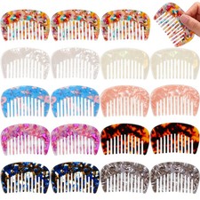 20 Pcs Mini Wide Tooth Combs Bulk, Pocket Size Comb for Women