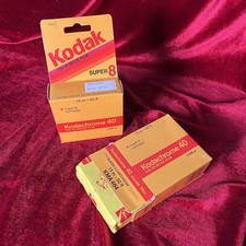 Lot of 2 - KODAK Kodachrome 40 Super 8 film Expired 09/1993 KMA 464 SEALED
