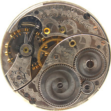 1912 ELGIN POCKET WATCH MOVEMENT 16195105 GRADE: 314 12s 15j RAB2