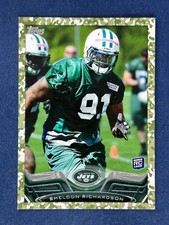 2013 Topps Camo #201 Sheldon Richardson New York Jets /399 RC