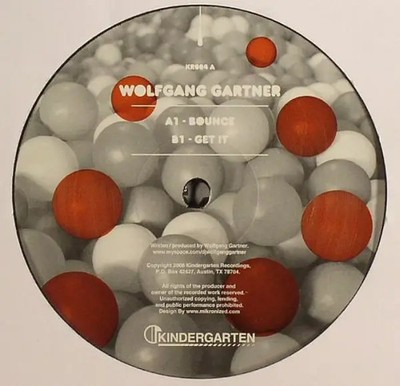 Wolfgang Gartner Bounce / Get It Vinyl Single 12inch Kindergarten