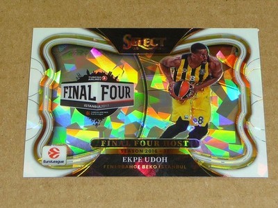 2025/26 Panini Select EUROLEAGUE EKPE UDOH FINAL FOUR HOST WHITE ICE 58/149